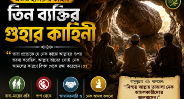 তিন ব্যক্তির গুহার কাহিনী!