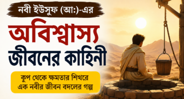 যে ভাইয়েরা তাকে কূপে ফেলে দিয়েছিল, একদিন সেই ভাইদেরই সামনে দাঁড়িয়ে ছিলেন ইউসুফ (আ.) — ক্ষমার এক অবিশ্বাস্য কাহিনী!