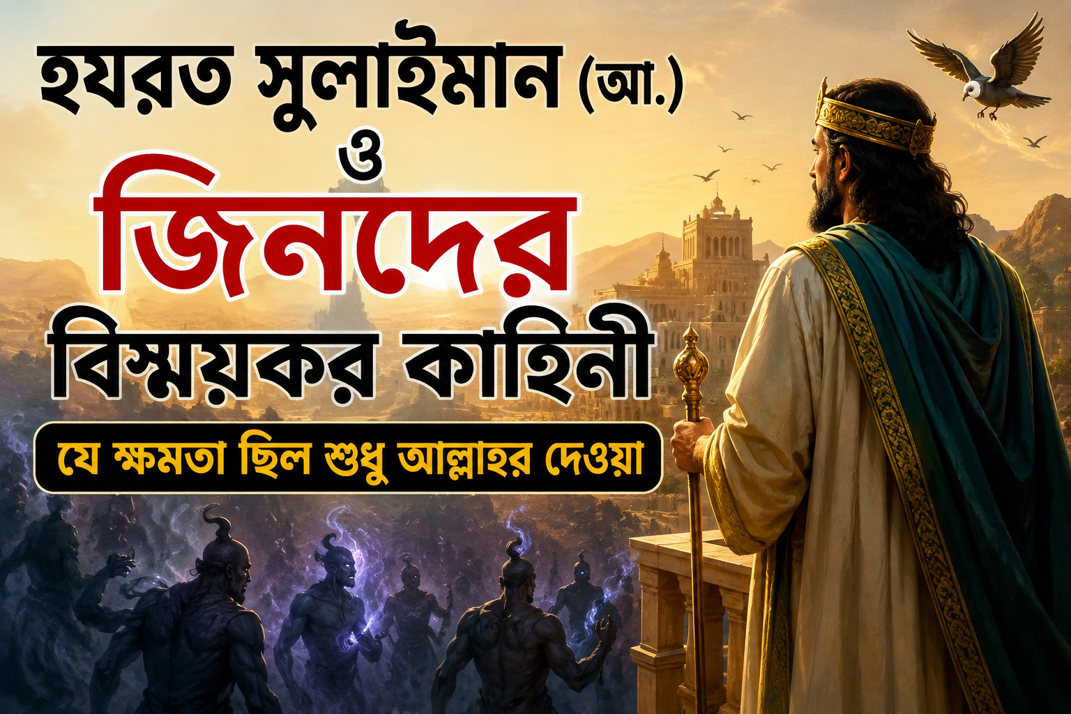 হযরত সুলাইমান (আ.) ও জিনদের বিস্ময়কর কাহিনী!