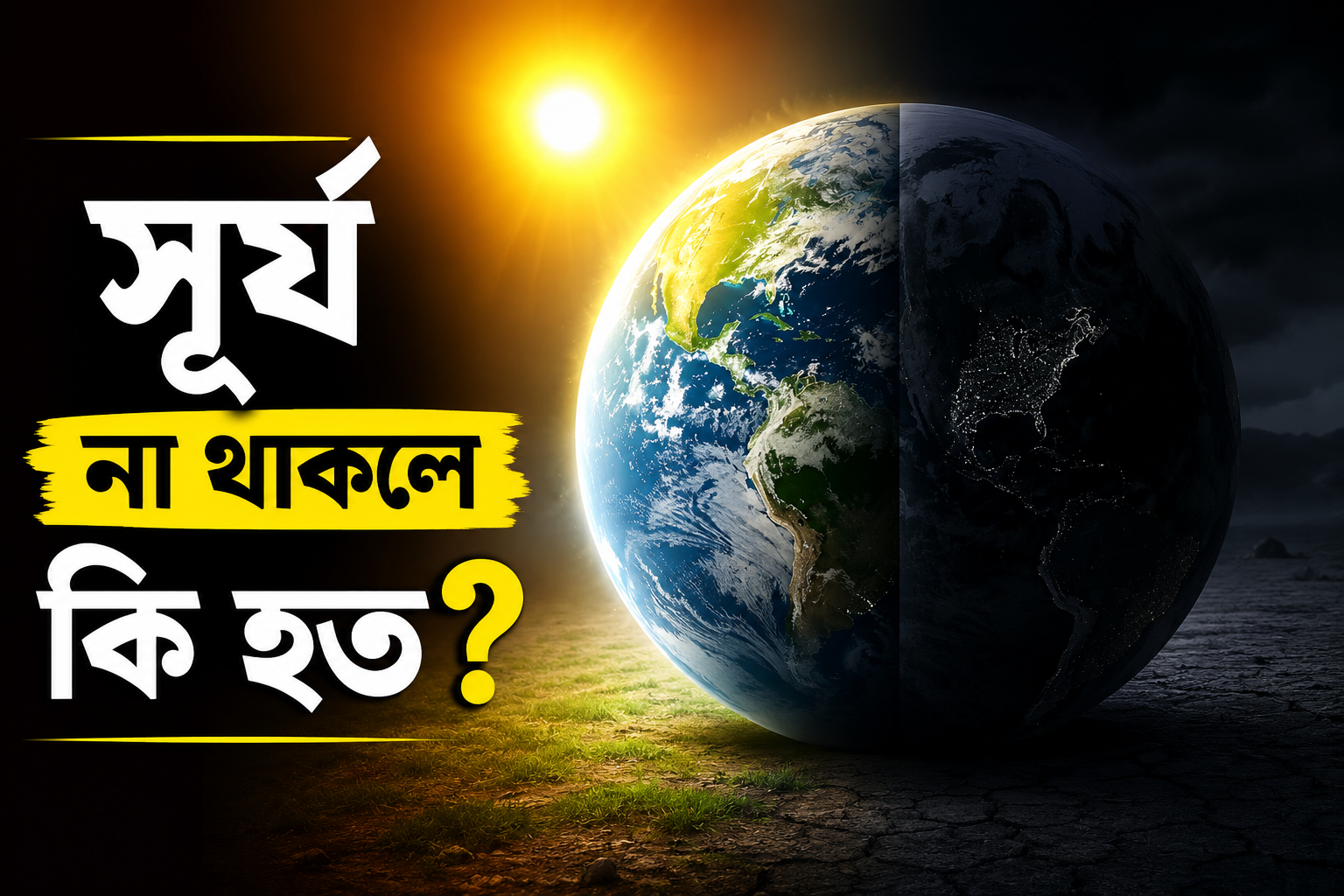 পৃথিবীতে যদি সূর্য না থাকত, তাহলে কী হতো?