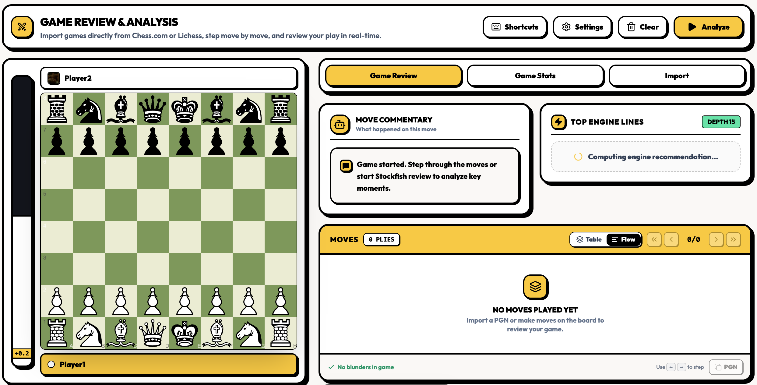 chess up chess game analyzer