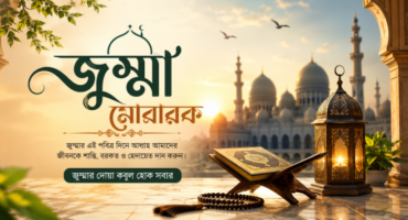 জুম্মা মোবারক স্ট্যাটাস ও ক্যাপশন: প্রিয়জনকে পাঠানোর সুন্দর ইসলামিক স্ট্যাটাস ও দোয়া