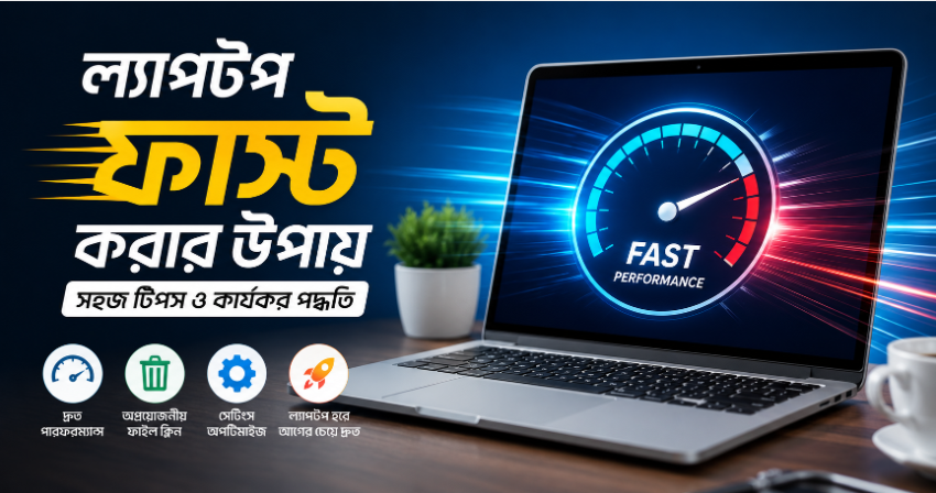 ল্যাপটপ ফাস্ট করার উপায়: ল্যাপটপ স্লো হলে করণীয়