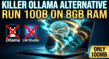 RIP Ollama & LM Studio! Run 100B AI Model on 8GB RAM Laptop Only 100MB Tufan Software