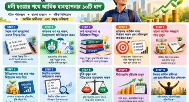 সাধারণ মানুষ কীভাবে ধনী হবে — ধনী হওয়ার পথে আর্থিক ব্যবস্থাপনার ১০টি ধাপ