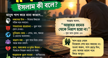 মানুষ কেন পাপ করে? ইসলাম এ বিষয়ে কী বলে?
