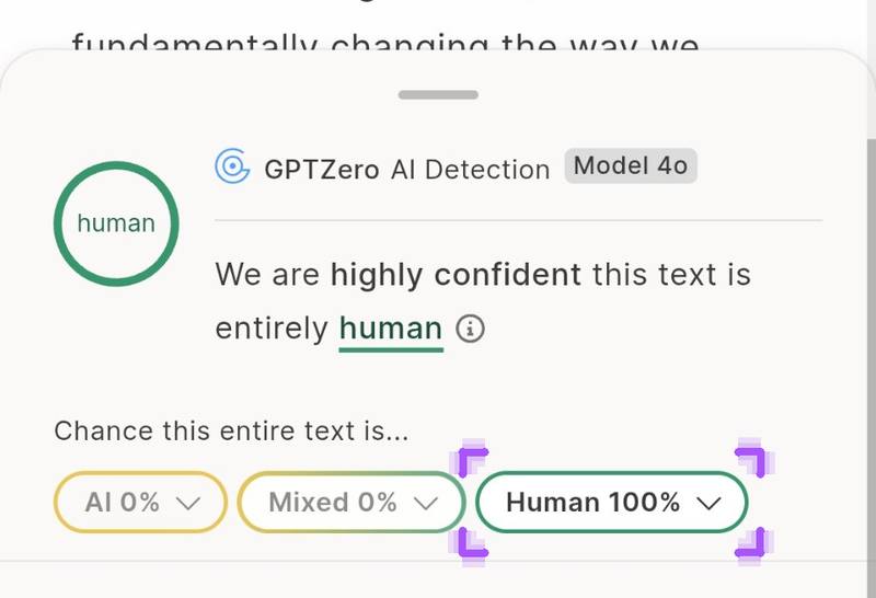 Fix করার পরেও 100% Human