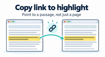 Chrome-এ নির্দিষ্ট লেখার লিংক পাঠান: Copy link to highlight ব্যবহার ও যাচাই