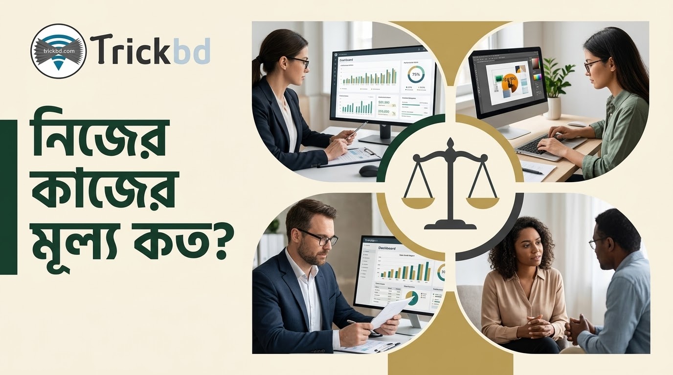 নিজের কাজের মূল্য নির্ধারণ করবেন কীভাবে? চাকরি, ব্যবসা, ফ্রিল্যান্সিং ও ব্যক্তিগত জীবনের বাস্তব নির্দেশনা