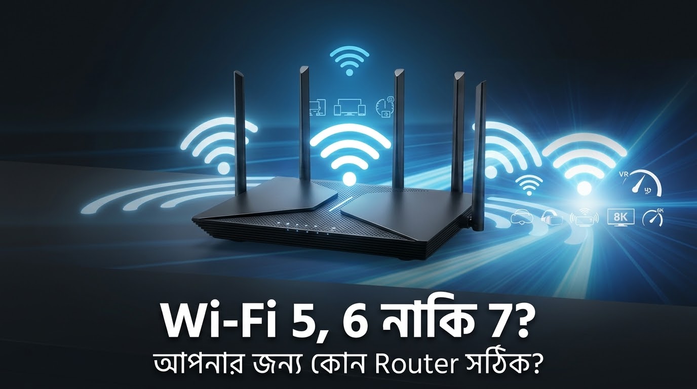 Wi-Fi 5, 6 নাকি 7? রাউটার কেনার আগে এই বিষয়গুলো না জানলে ভুল করবেন